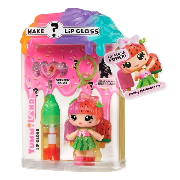 YUMMILAND MYSTERY LIPGLOSS ΚΟΥΚΛΑ - POPPY MELONBERRY