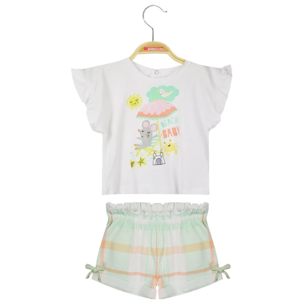 ENERGIERS BABY GIRL SET CHECK