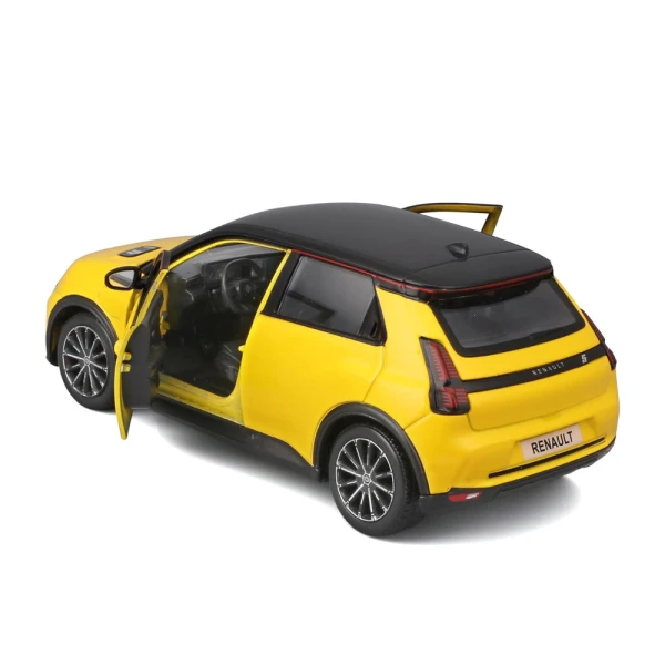 BBURAGO 1:24 RENAULT 5 E-TECH YELLOW