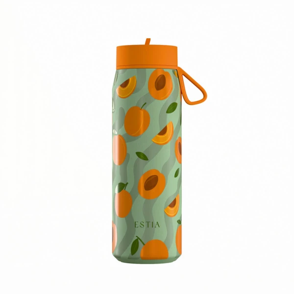 ESTIA HOME ART ΘΕΡΜΟΣ PULSE SAVE THE AEGEAN 500ml PEACH GARDEN