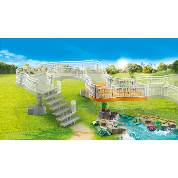 PLAYMOBIL FAMILY FUN ZOO ΕΠΕΚΤΑΣΗ ΕΞΕΔΡΑΣ ΜΕΓΑΛΟΥ ΖΩΟΛΟΓΙΚΟΥ ΚΗΠΟΥ