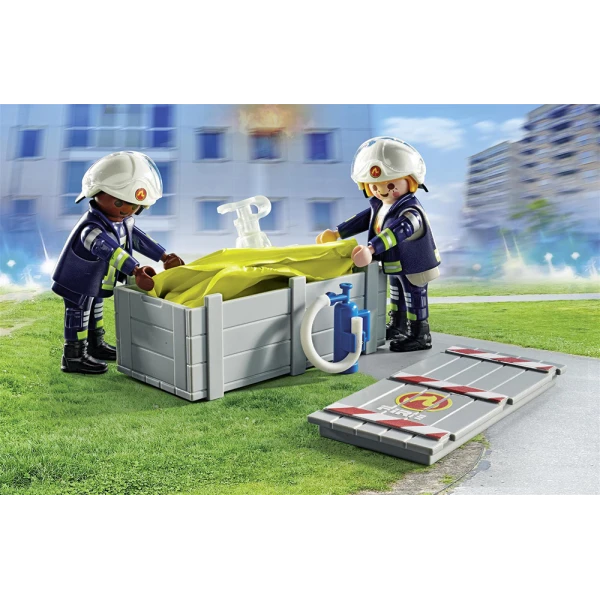 PLAYMOBIL CITY ACTION FIREFIGHTER WITH AIR PILLOW