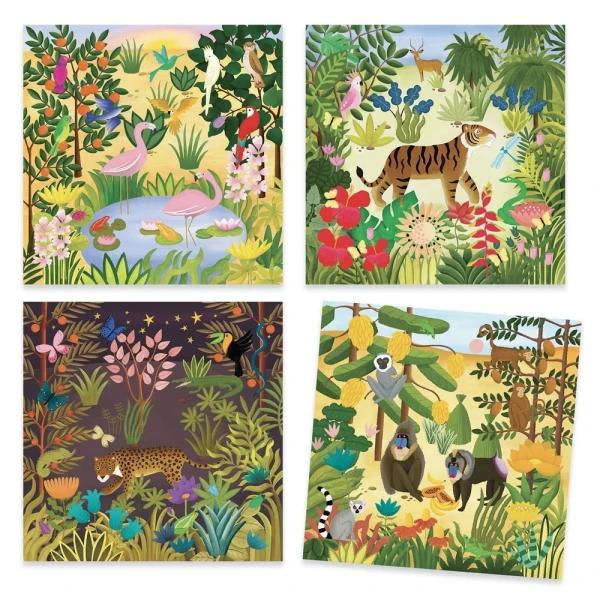 DJECO CREATE WITH TRANSFERS ANIMALS IN NATURE