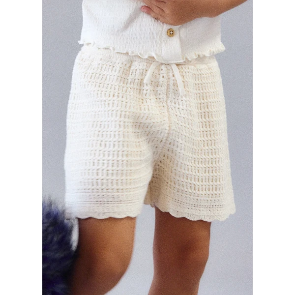 MAYORAL PANTS SHORT KNITTED LIGHT BEIGE