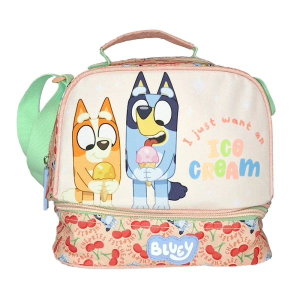 INSULATED LUNCH BAG BLUEY ICE CREAM