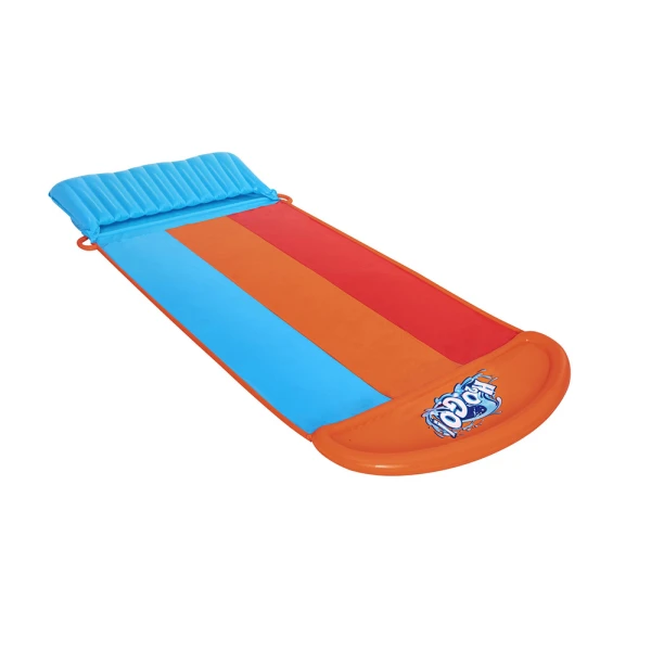 BESTWAY H2OGO! TRIPLE SLIDE 4.88m INFLATABLE GARDEN TSUNAMI SPLASH RAMP