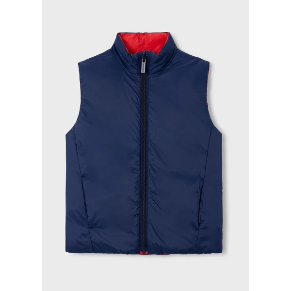 MAYORAL VEST REVERSIBLE RED 