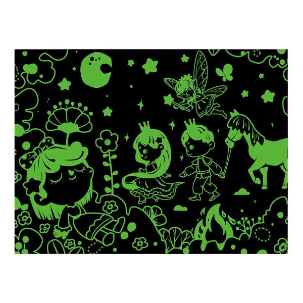 GLOW IN THE DARK 96 pcs THE DREAM OF THE PRINCESS