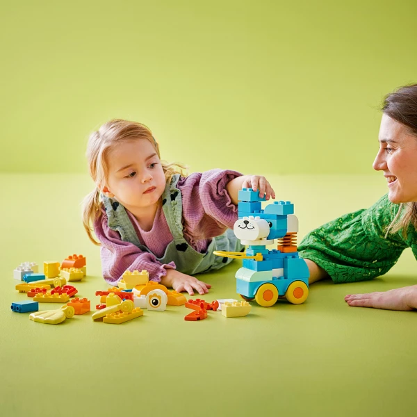 LEGO® DUPLO® TOWN 3ΣΕ1 ΖΩΑ ΣΕ ΤΡΟΧΟΥΣ