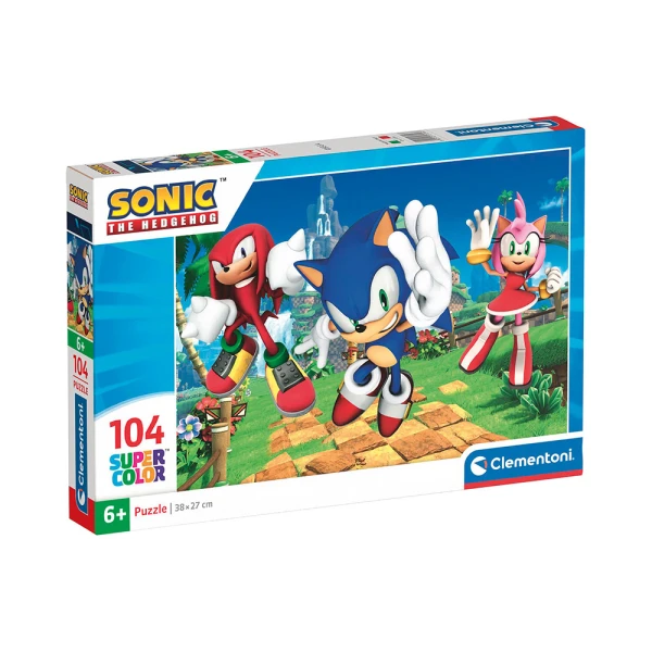 CLEMENTONI ΠΑΖΛ SUPER COLOR SONIC 104 τεμ.