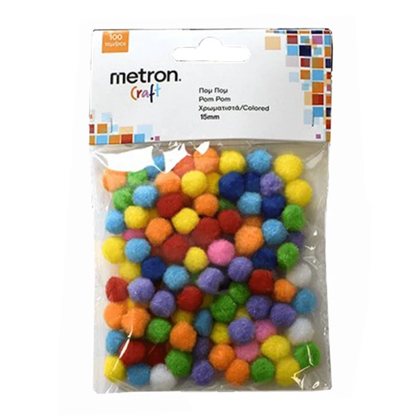 METRON CRAFT ΧΡΩΜΑΤΙΣΤΑ ΠΟΜ ΠΟΜ 1,5 εκ.
