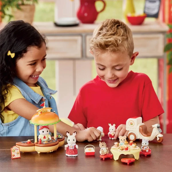 THE SYLVANIAN FAMILIES ΣΕΤ ΠΑΙΧΝΙΔΙΟΥ HAMBURGER STAND