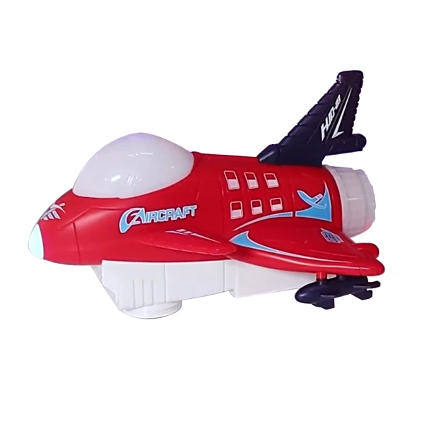PLANE WITH LIGHTS AND SOUNDS - RED