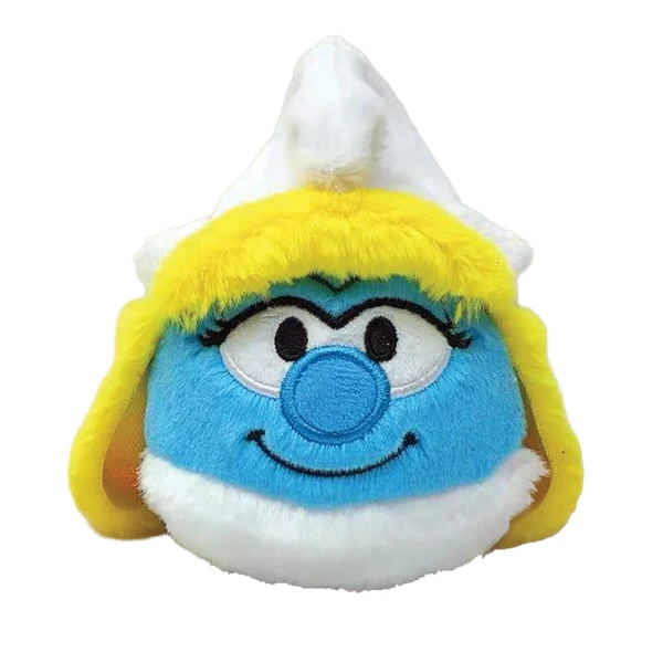 TY FLUFFY BALL BEANIE BOUNCERS SMURFETTE