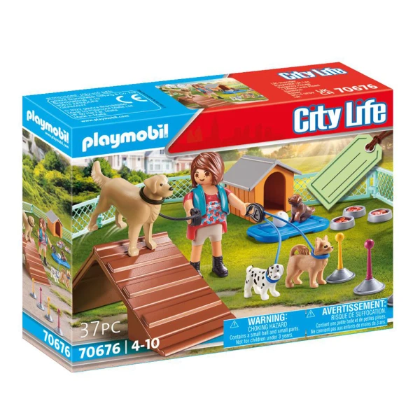 PLAYMOBIL CITY LIFE DOG TRAINER GIFT SET