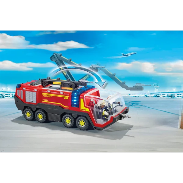 PLAYMOBIL CITY ACTION ΠΥΡΟΣΒΕΣΤΙΚΟ ΟΧΗΜΑ ΜΕ ΦΩΤΑ, ΗΧΟ ΚΑΙ ΠΥΡΟΣΒΕΣΤΙΚΟ ΚΑΝΟΝΙ
