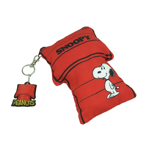 BACK ME UP TRIANGULAR PENCIL CASE PEANUTS SNOOPY RED