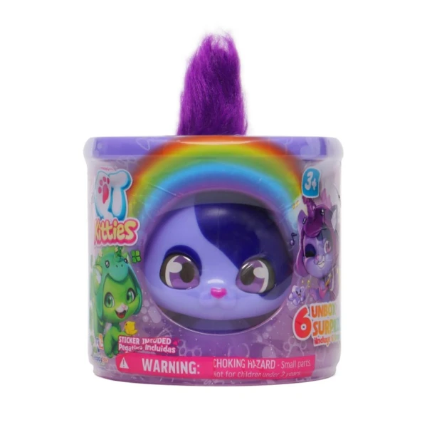 QT KITTIES ΓΑΤΑΚΙΑ RAINBOW - 6 ΣΧΕΔΙΑ