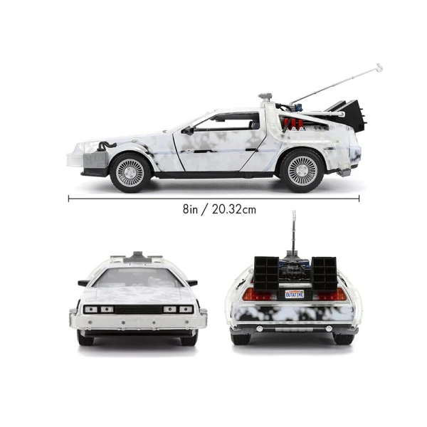 ΑΥΤΟΚΙΝΗΤΟ 1:24 TIME MACHINE BACK TO THE FUTURE FROST