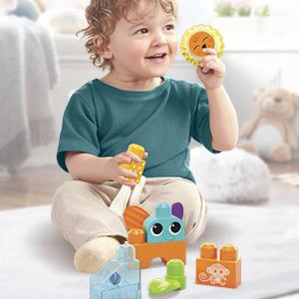 MEGA BLOCKS SENSORY LINE - SAFARI 15 pcs