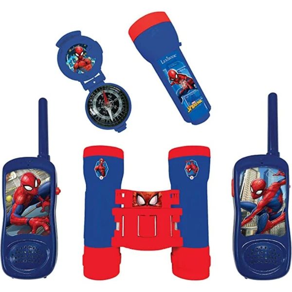 LEXIBOOK ADVENTURE SET SPIDERMAN WITH WALKIE TALKIES