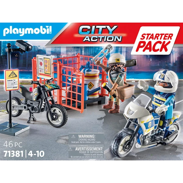 PLAYMOBIL CITY ACTION STARTER PACK POLICE