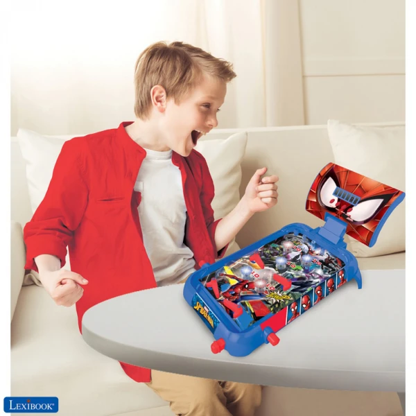 LEXIBOOK SPIDERMAN ΗΛΕΚΤΡΟΝΙΚΟ ΦΛΙΠΕΡΑΚΙ ΜΕ ΦΩΤΑ ΚΑΙ ΗΧΟΥΣ