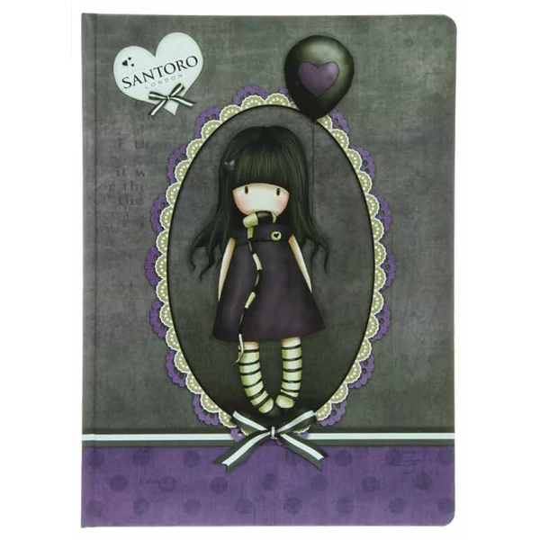 GORJUSS SANTORO NOTEBOOK WITH HARD COVER - 4 DESIGNS