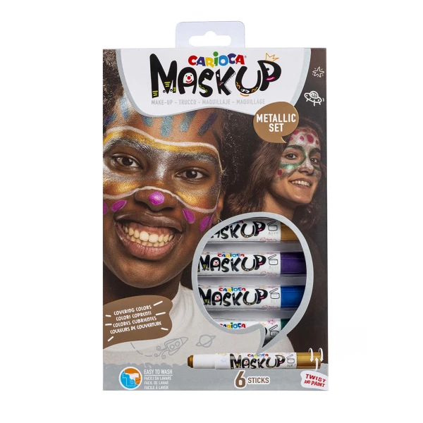 CARIOCA MASKUP FACE PAINT 6 METALLIC