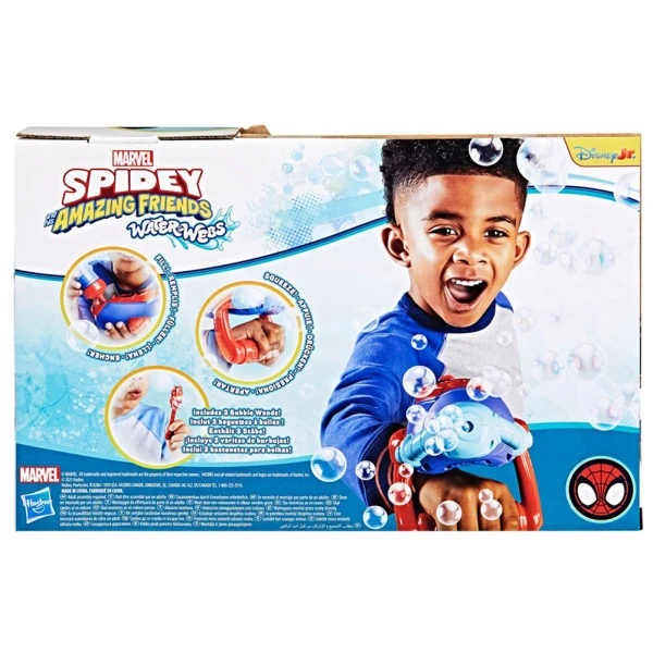 SPIDEY AND HIS AMAZING FRIENDS WATER WEBS BUBBLE SLINGER