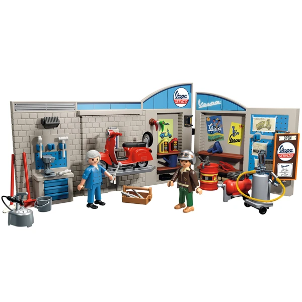 PLAYMOBIL VESPA 60S VESPA GARAGE