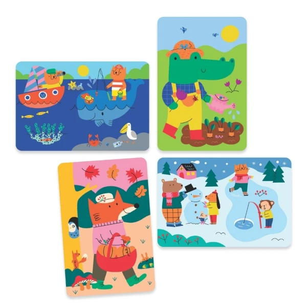 DJECO WATER MARKER PAINTING - 4 SEASONS