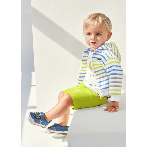 MAYORAL BERMUDA SHORTS WITH BELT LIME