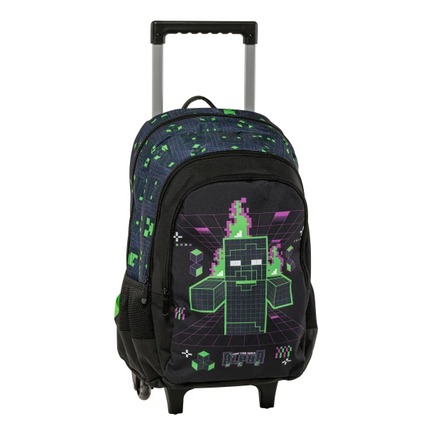 SCHOOL TROLLEY BACKPACK MATRIX MINECRAFT