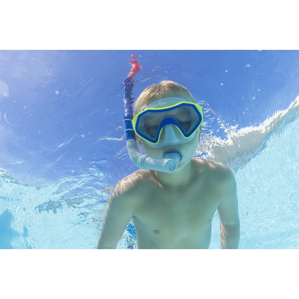 BESTWAY SET MASK WITH SNORKEL & FINS BLUE