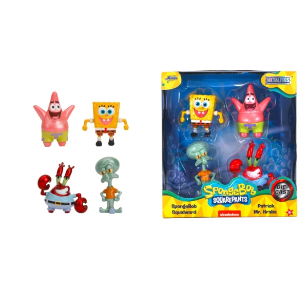 SPONGE BOB 4-PACK ΣΥΛΛΕΚΤΙΚΕΣ ΦΙΓΟΥΡΕΣ
