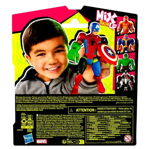 AVENGERS MIXMASHERS BASIC FIGURE CAPTAIN AMERICA
