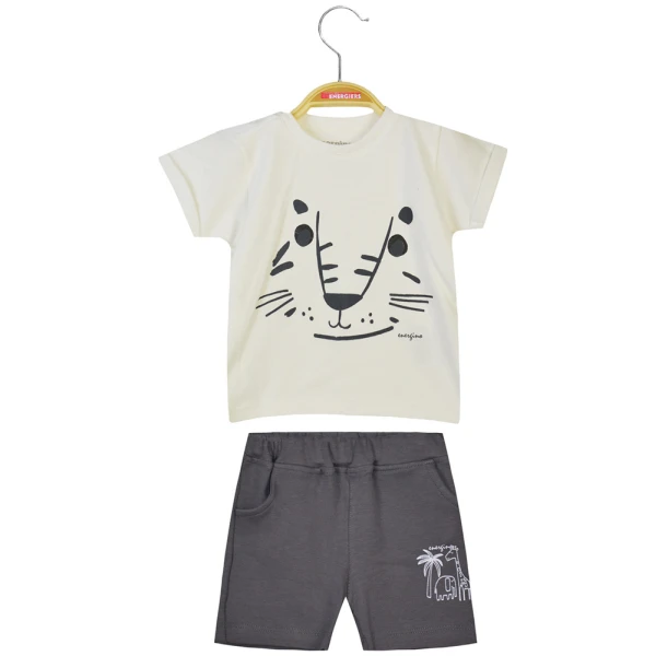 ENERGIERS BABY BOY SET ECRU