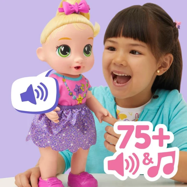 BABY ALIVE ΚΟΥΚΛΑ ΜΩΡΟ BABY GROWS UP LALA