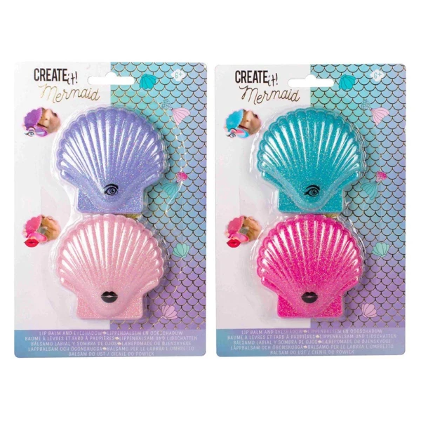 CREATE IT! MERMAID LIP BALM ΚΑΙ ΣΚΙΑ ΜΑΤΙΩΝ - 2 ΣΧΕΔΙΑ