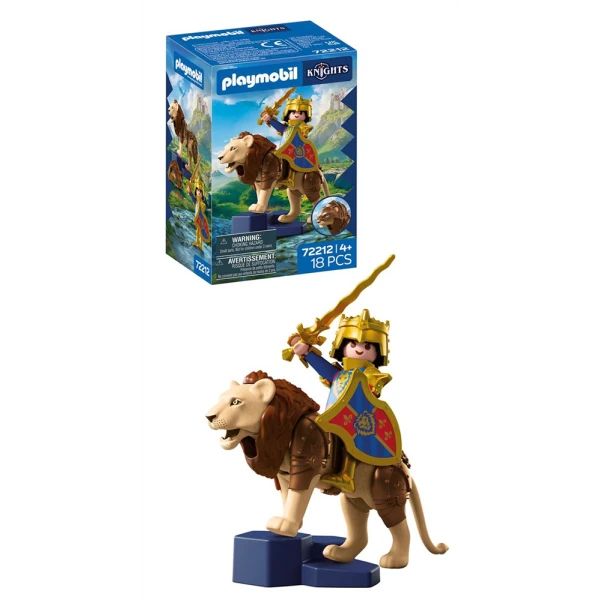 PLAYMOBIL KNIGHTS ΧΡΥΣΟΣ ΙΠΠΟΤΗΣ ΜΕ ΛΙΟΝΤΑΡΙ