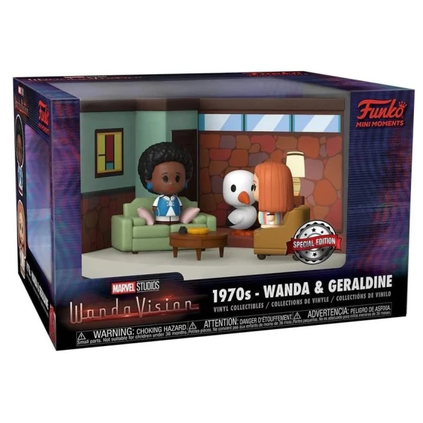 FUNKO MINI MOMENTS MARVEL STUDIO WANDA VISION - 1970s WANDA & GERALDINE
